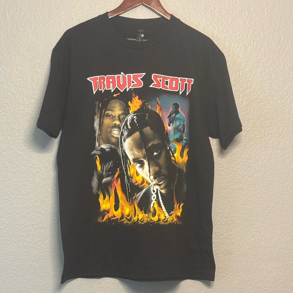 Travis Scott Black Graphic T-Shirt